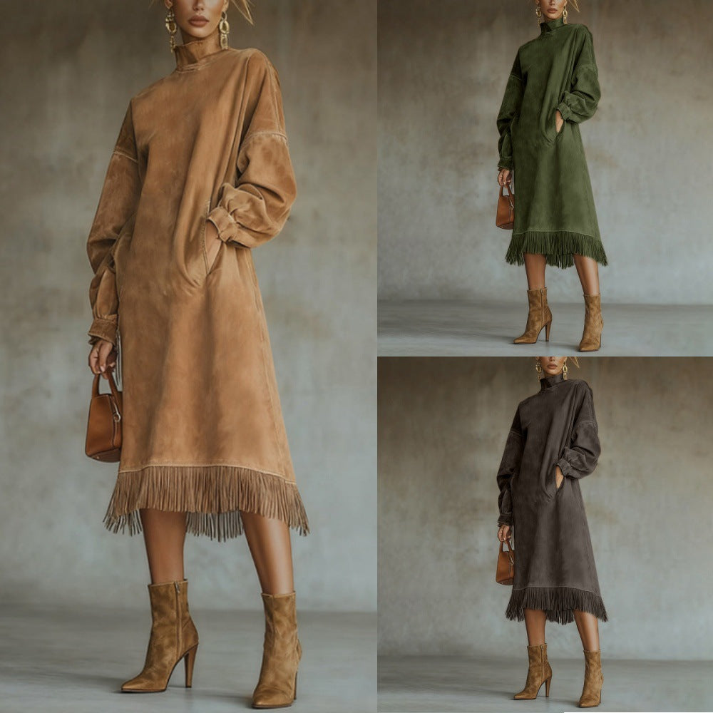 Olivia - Turtleneck Dress