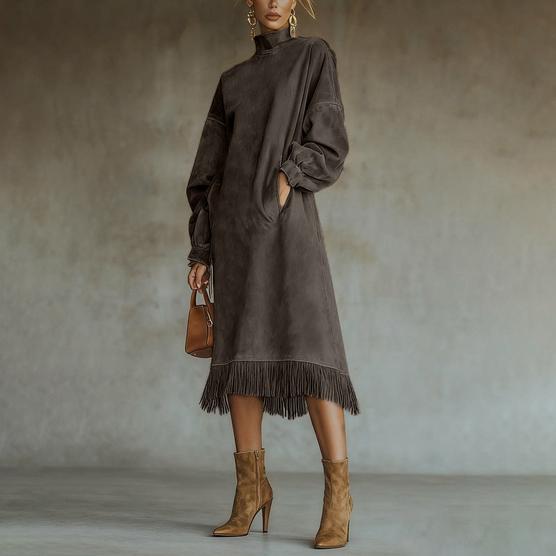 Olivia - Turtleneck Dress