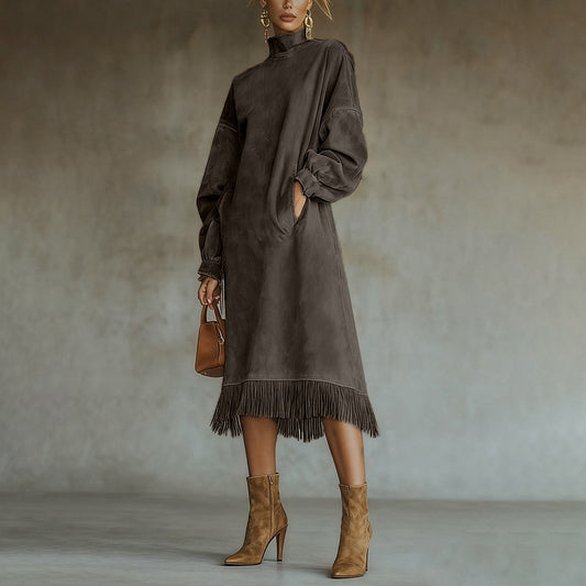 Olivia - Turtleneck Dress