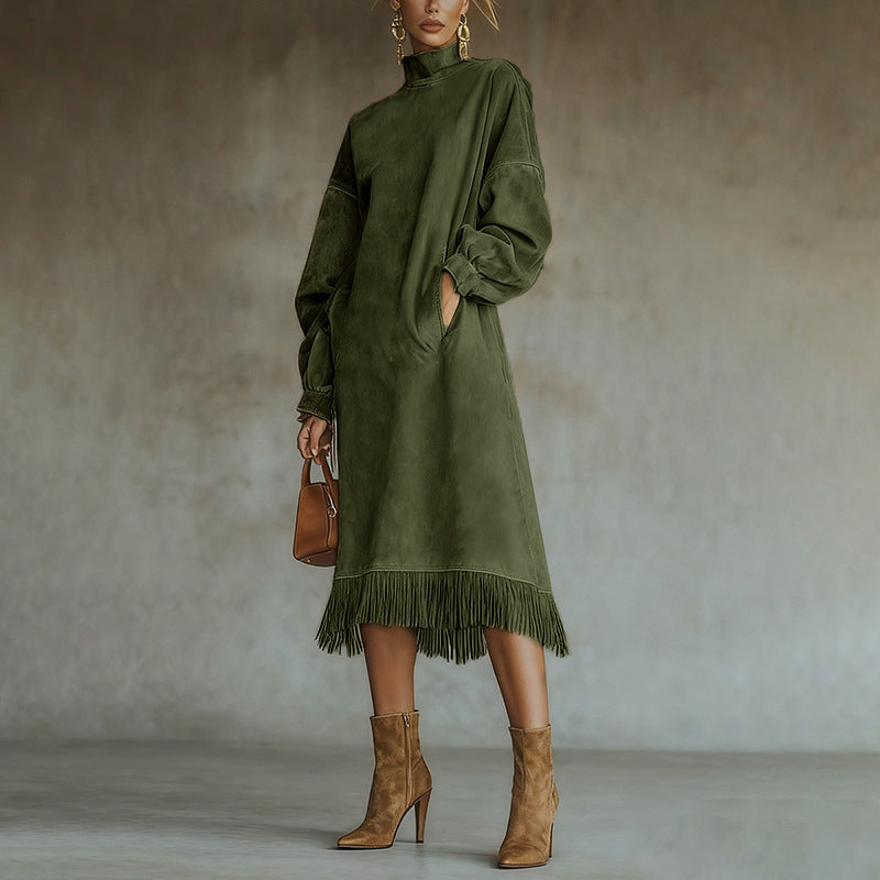 Olivia - Turtleneck Dress